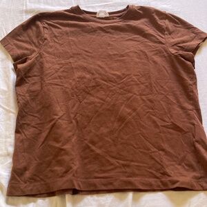 Women Summer Solid Color Crew Neck Casual Basic Short Sleeve T-Shirt